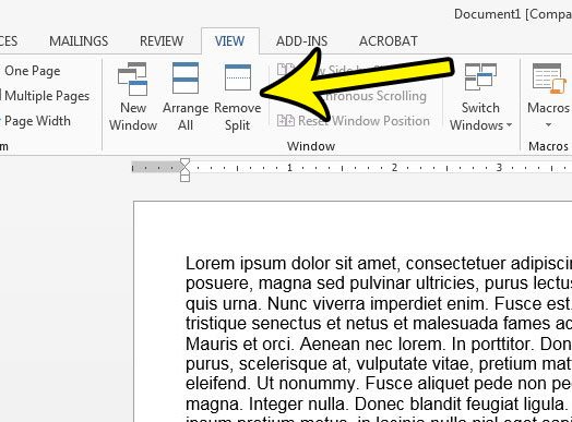 how to turn on ruler in word 2013